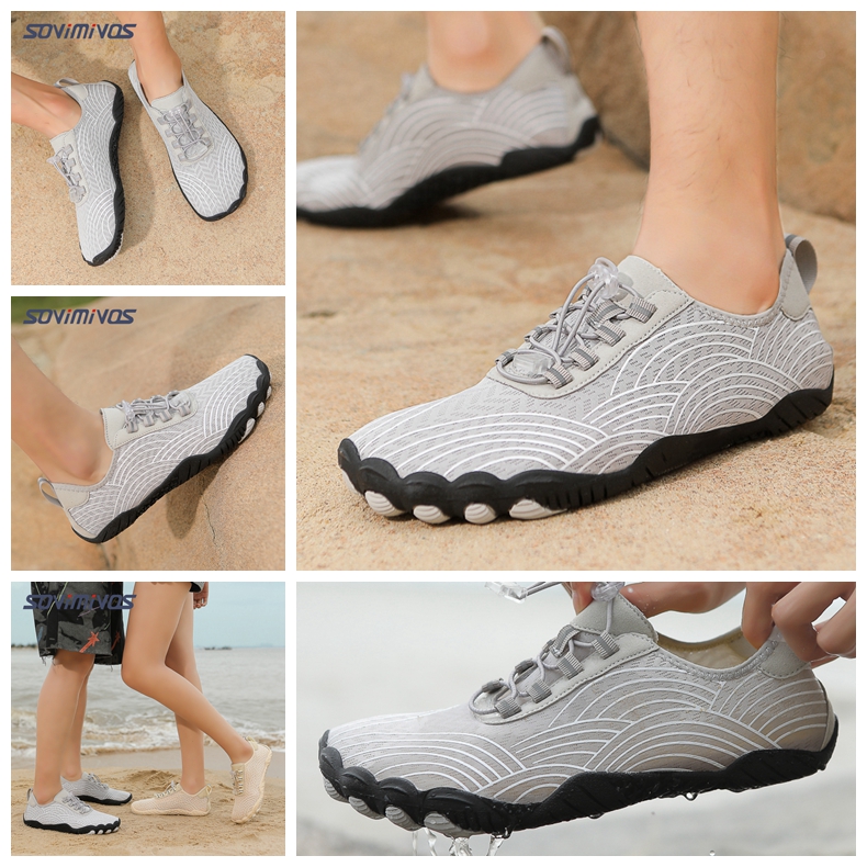 Men'S Shoes With Wide Toe Box - รองเท้าลุยน้ำแบบไม่สวมถุงเท้าสำหรับผู้หญิงและผู้ชาย ระบายอากาศได้ดี หัวรองเท้ากว้าง ใส่สบาย เหมาะสำหรับเดินชายหาด เดินทาง