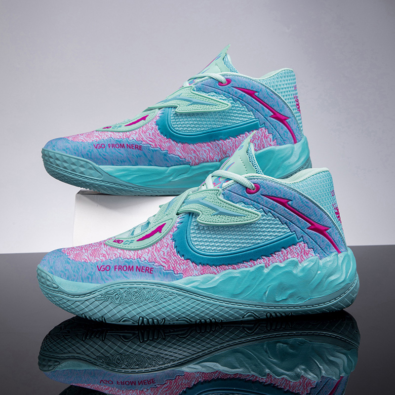 Men'S Shoes Basketball - รองเท้าบาสเก็ตบอลผู้ชายระบายอากาศได้ดีกันกระแทกไม่ลื่นสวมใส่ได้รองเท้าวิ่งยิมการฝึกอบรมกีฬาบาสเก็ตบอลรองเท้าผ้าใบ