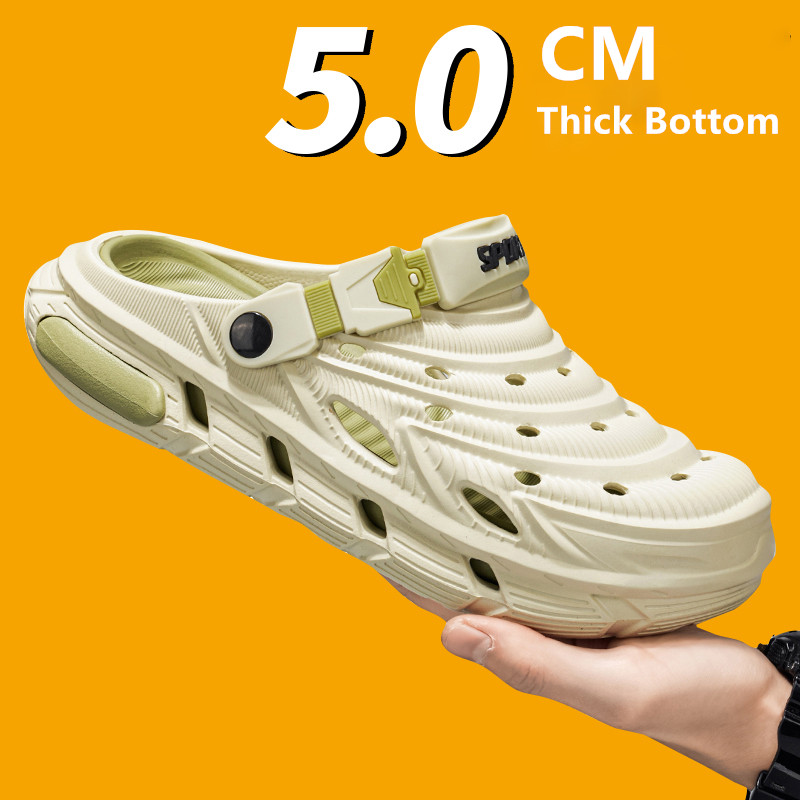 Men'S Shoes With Platform - รองเท้าแตะผู้ชายแบบนุ่มพื้น EVA รุ่นใหม่ปี 2026 รองเท้าใส่ในสวนสำหรับฤดูร้อน รองเท้าใส่ได้ทั้งชายและหญิง