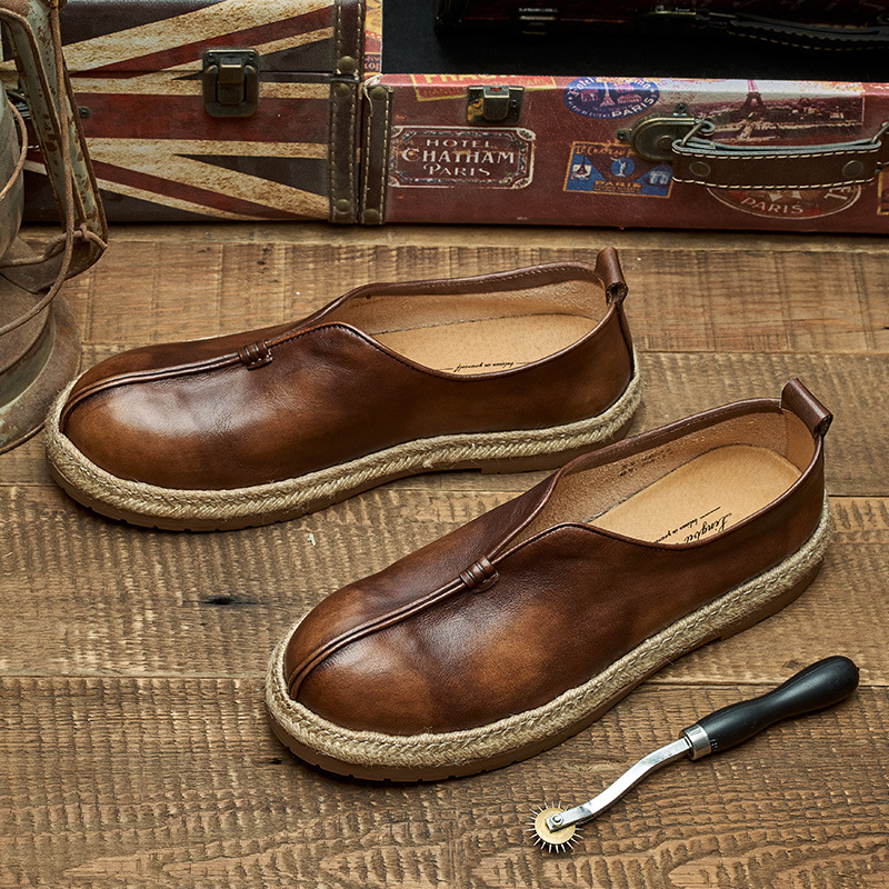 Monk Strap Shoe - รองเท้าโลฟเฟอร์แบบมอนก์สแตรปทำมือสำหรับผู้ชายยี่ห้อ Yetties รุ่น Old Beijing Vintage