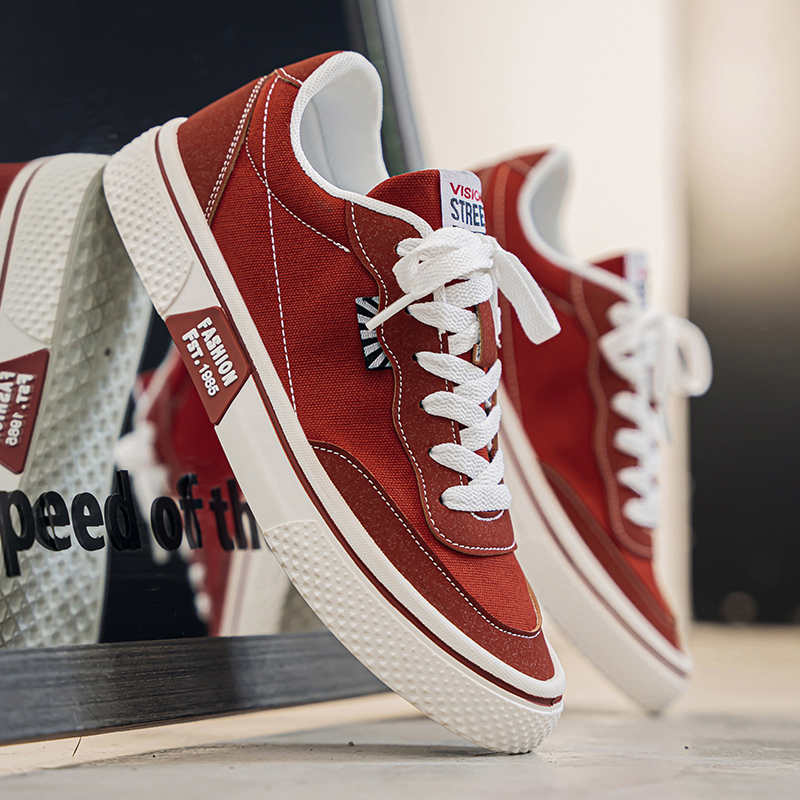 Men'S Shoes Basketball - รองเท้ากีฬาสีดำน้ำหนักเบาสำหรับฤดูใบไม้ผลิและฤดูใบไม้ร่วง รองเท้าผ้าใบหลากสีสำหรับผู้ชาย เหมาะสำหรับเทนนิส บาสเก็ตบอล รุ่นใหม่ล่าสุด 0