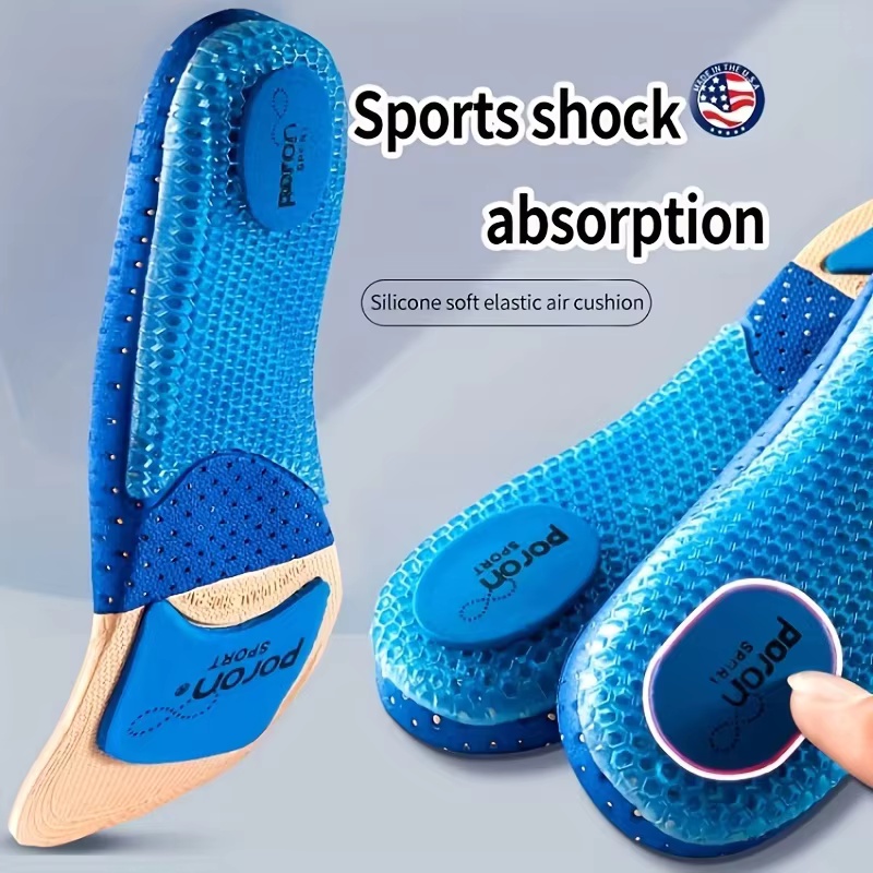 Men'S Shoes Basketball - แผ่นรองรองเท้ากีฬาบาสเก็ตบอลซิลิโคน 4 ชิ้น - แผ่นรองรองเท้าแบบนุ่ม ดูดซับแรงกระแทก