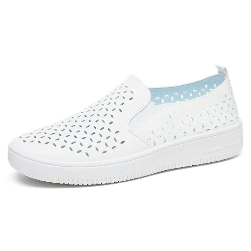 Casual Sneaker Low - รองเท้าผ้าใบแฟชั่นผู้หญิง 2026 ฤดูร้อน รองเท้าผู้หญิงแบบสวม ระบายอากาศได้ดี พื้นนุ่ม