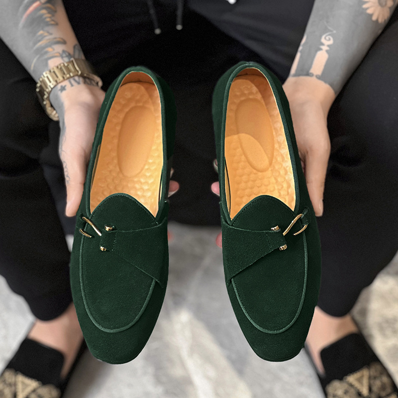 Monk Strap Shoe - ชุดเดรสสำหรับบุรุษแบบใหม่คืนสู่เหย้าหนังนิ่มหัวแหลมสไตล์อิตาลีสำหรับงานแต่งงานรองเท้าใส่ในบ้าน