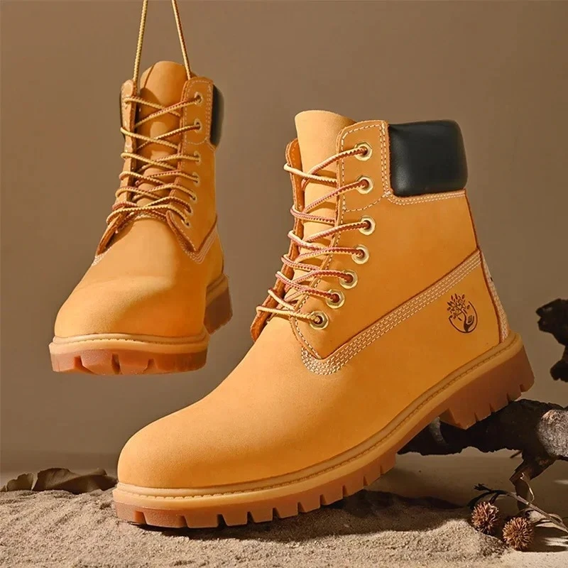 Men'S Shoes Qn - รองเท้าบูทผู้ชาย รองเท้าบูทหุ้มข้อสูง คุณภาพสูง รองเท้าหนังผู้หญิง แฟชั่น รองเท้าผ้าใบกลางแจ้ง