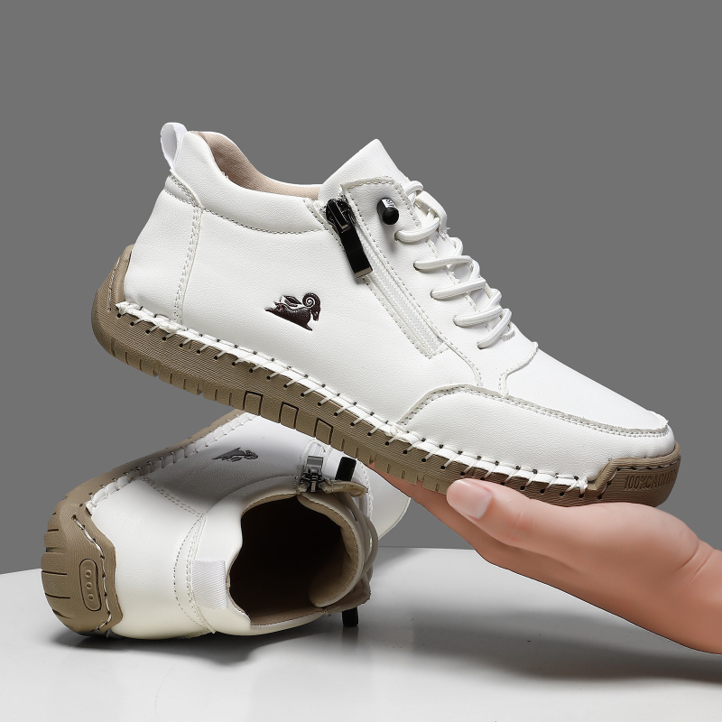 Men'S Shoes Qn - รองเท้าผ้าใบสตรีรองเท้าหนังทำมือรองเท้าลำลองรองเท้ากีฬากลางแจ้งสำหรับผู้ชายรองเท้าหนังกันลื่นแบบคลาสสิคซาปาโตส เด มูเฮร์
