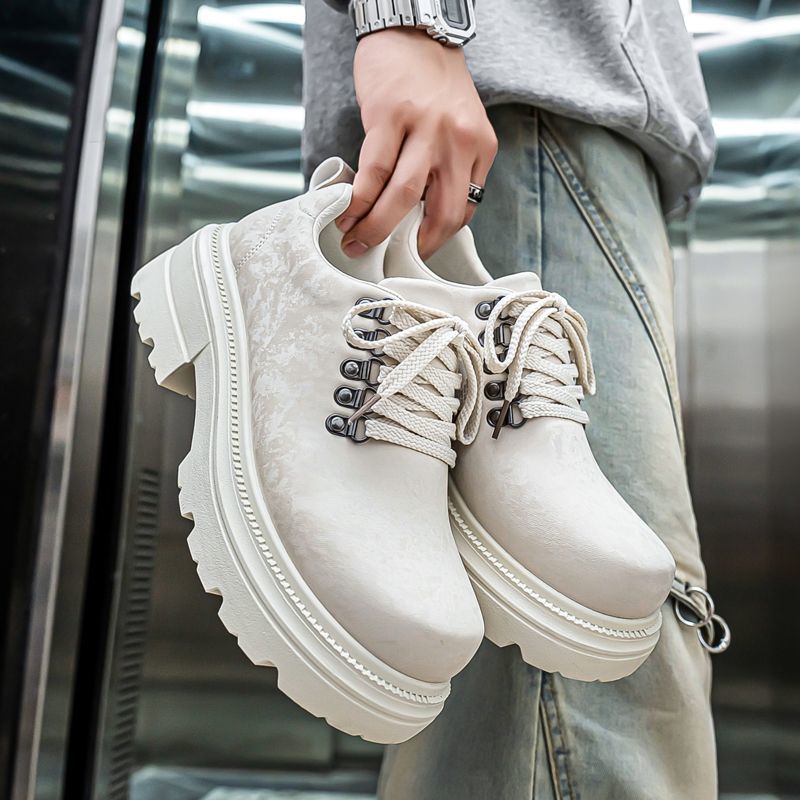 รองเท้าบูททำงานทรงหนา สไตล์อัง - Men'S Shoes Increase Height บทวิจารณ์และราคา