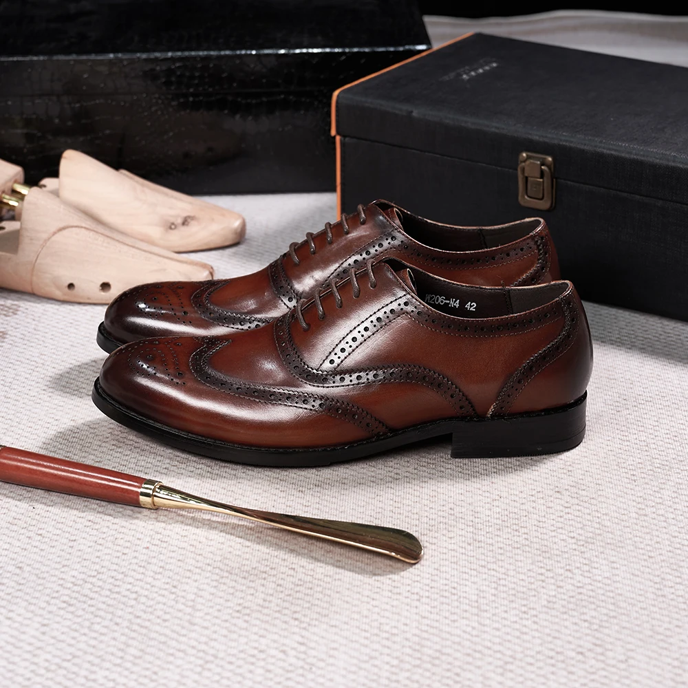 Brogue สไตล์ผู้ชาย Oxfords ของ - Monk Strap Shoe บทวิจารณ์และราคา