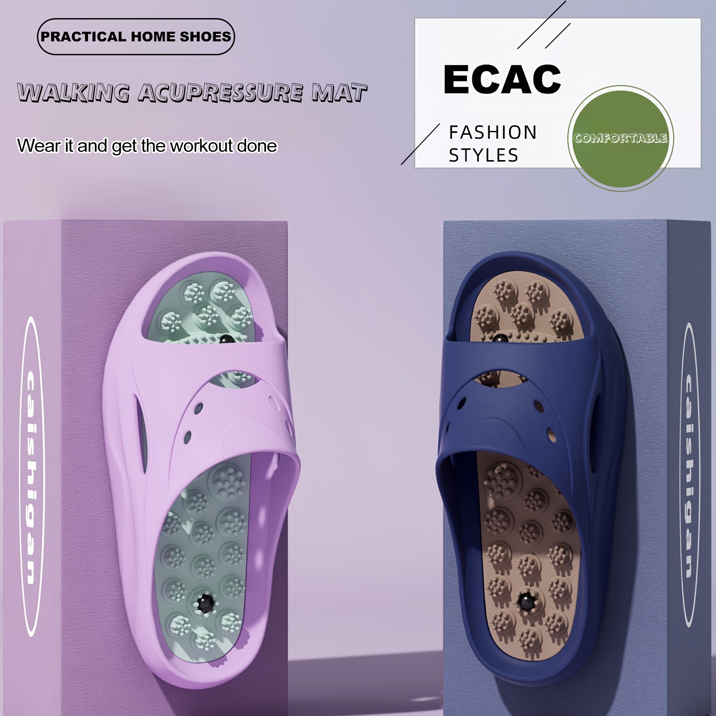 รองเท้าแตะนวด EVA สำหรับผู้หญิ - Men'S Shoes With Platform บทวิจารณ์และราคา