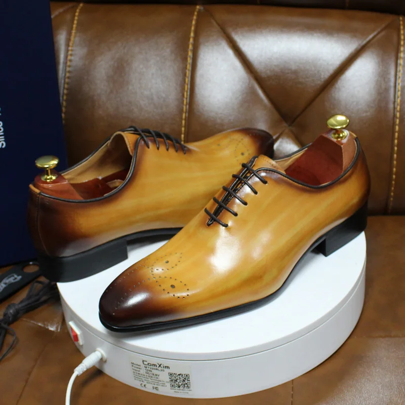 รองเท้าหนังแท้แบบอ็อกซ์ฟอร์ดสำ - Monk Strap Shoe บทวิจารณ์และราคา