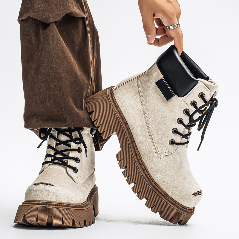 รองเท้าบูทหุ้มข้อสูงแบบคลาสสิก - Men'S Shoes With Wide Toe Box บทวิจารณ์และราคา