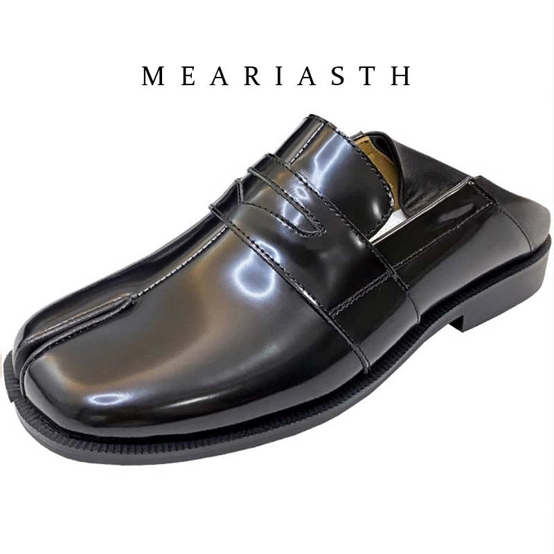 รองเท้า Tabi สีดำ หนังแก้ว ปลา - Men'S Shoes Qn บทวิจารณ์และราคา