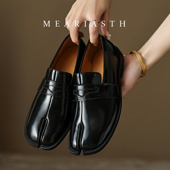 รองเท้า Tabi สีดำ หนังแก้ว ปลา - Men'S Shoes Qn บทวิจารณ์และราคา
