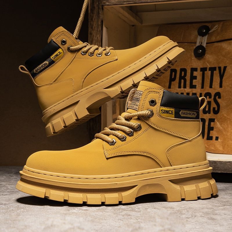 Vintage Men Platformข้อเท้ารอง - Chelsea Boots Suede บทวิจารณ์และราคา