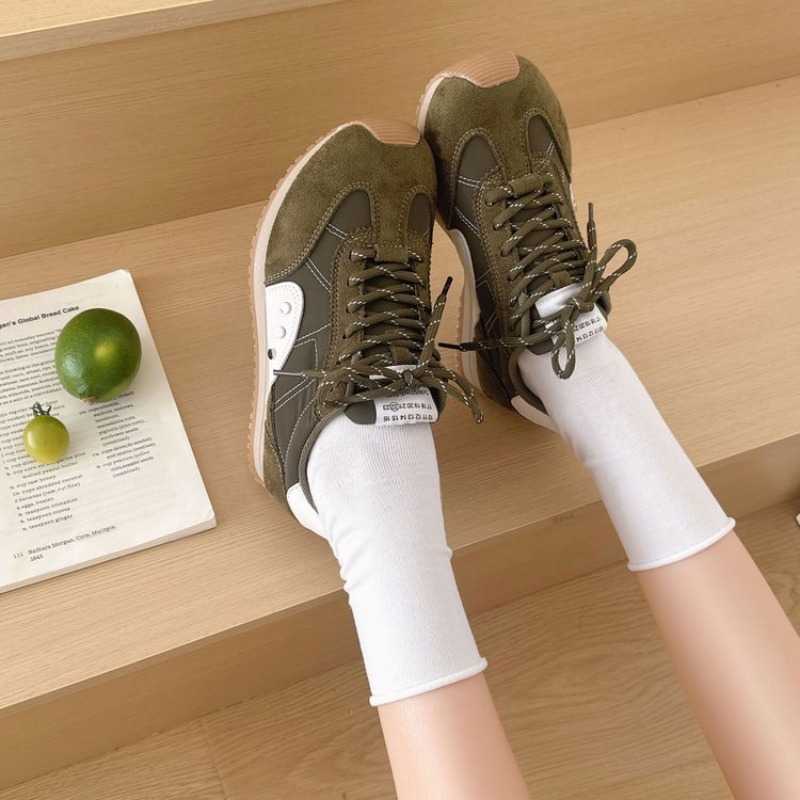 รองเท้าผ้าใบสีเรโทรสำหรับผู้หญ - Casual Sneaker Low บทวิจารณ์และราคา