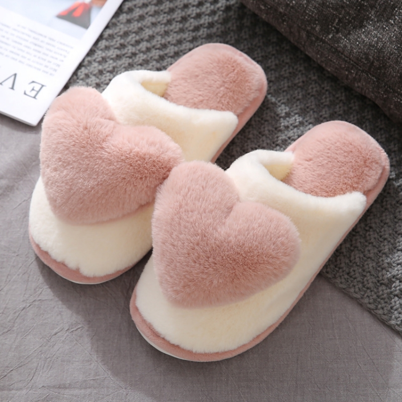 รองเท้าแตะผ้าฝ้ายลายหัวใจอบอุ่ - Men Shoes For Winter บทวิจารณ์และราคา