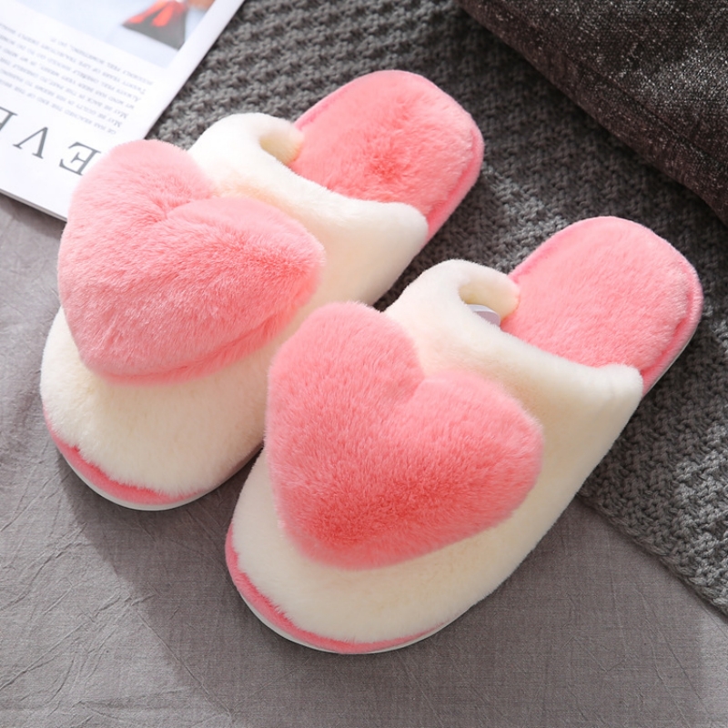 รองเท้าแตะผ้าฝ้ายลายหัวใจอบอุ่ - Men Shoes For Winter บทวิจารณ์และราคา