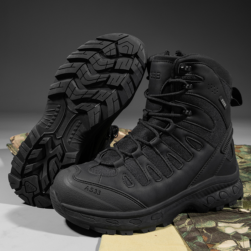 รองเท้าบูทผู้ชายแบบยุทธวิธี ยี - Men Shoes Brand บทวิจารณ์และราคา