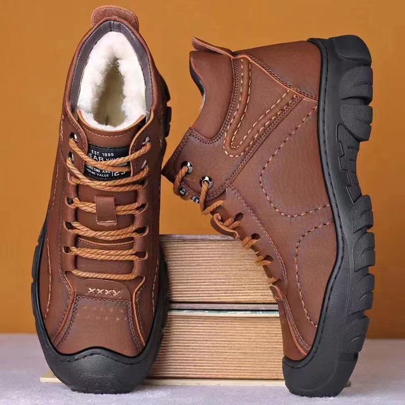 รองเท้าบูทผู้ชายแบบผูกเชือก รอ - Men'S Shoes Daily Use บทวิจารณ์และราคา