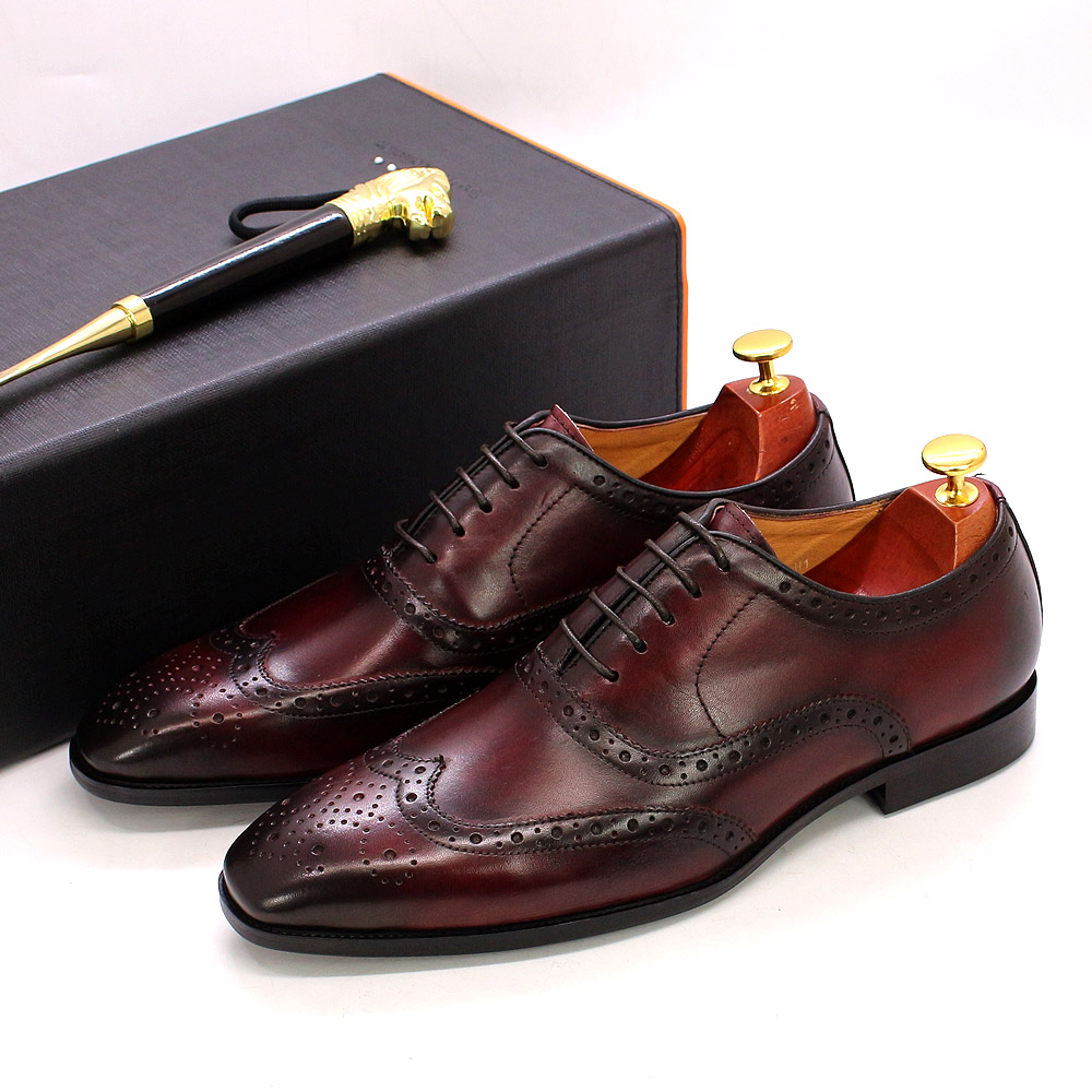 รองเท้าผู้ชายทำมือติดปีกขนาด7- - Monk Strap Shoe บทวิจารณ์และราคา