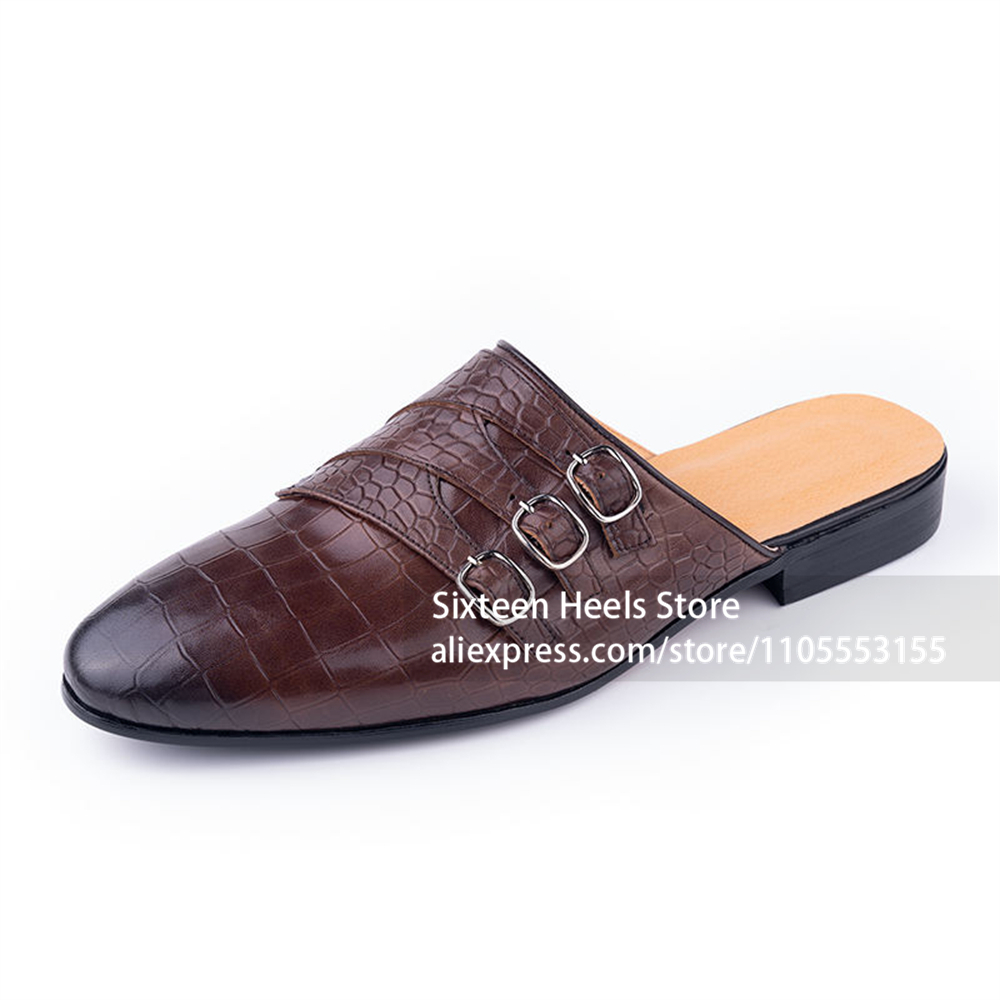 รองเท้าสลิปเปอร์แบบมีสายรัดข้อ - Monk Strap Shoe บทวิจารณ์และราคา