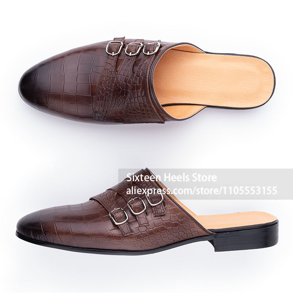 รองเท้าสลิปเปอร์แบบมีสายรัดข้อ - Monk Strap Shoe บทวิจารณ์และราคา