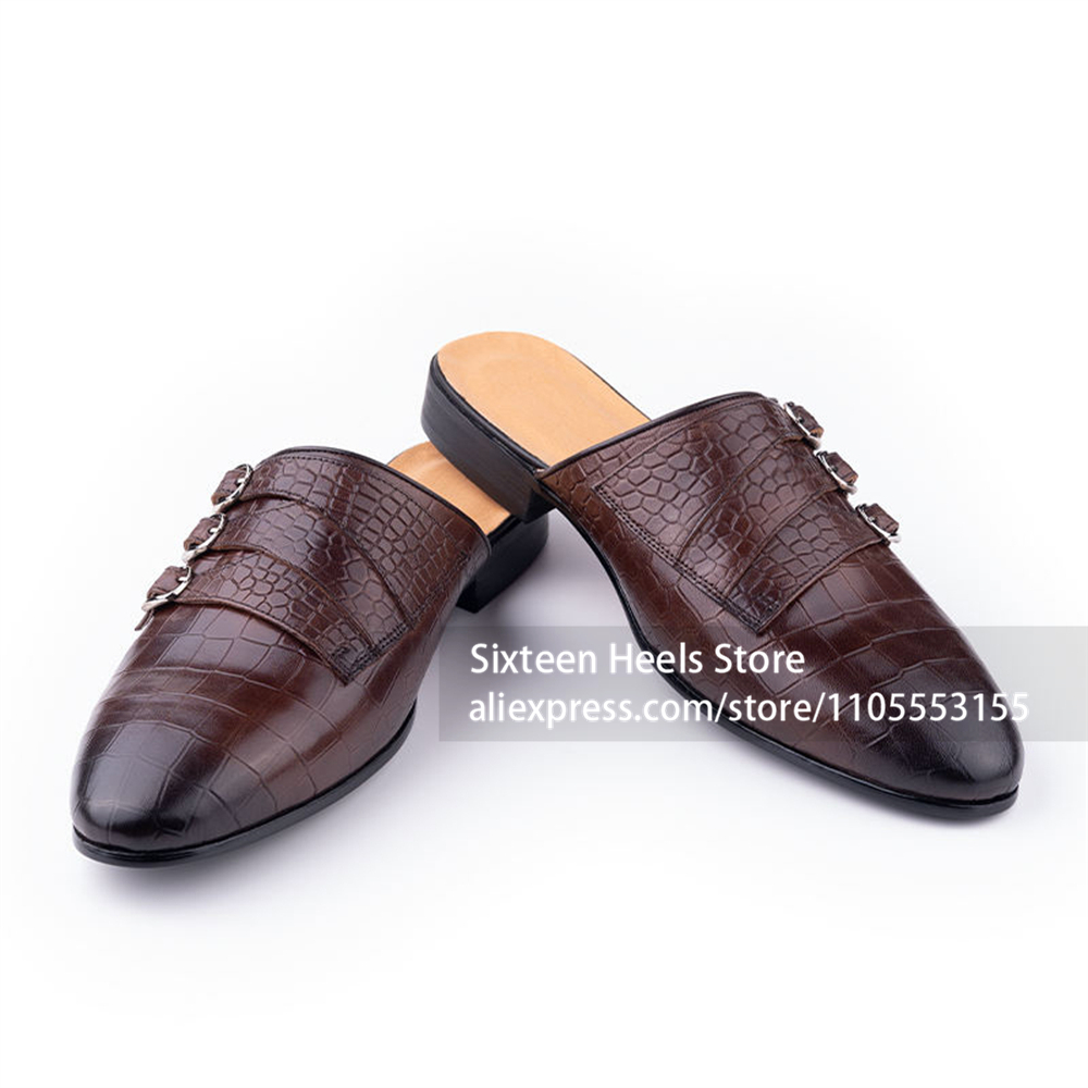 รองเท้าสลิปเปอร์แบบมีสายรัดข้อ - Monk Strap Shoe บทวิจารณ์และราคา