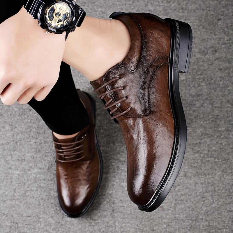 รองเท้าหนังลำลองเสริมส้นสำหรับ - Men'S Shoes Increase Height บทวิจารณ์และราคา