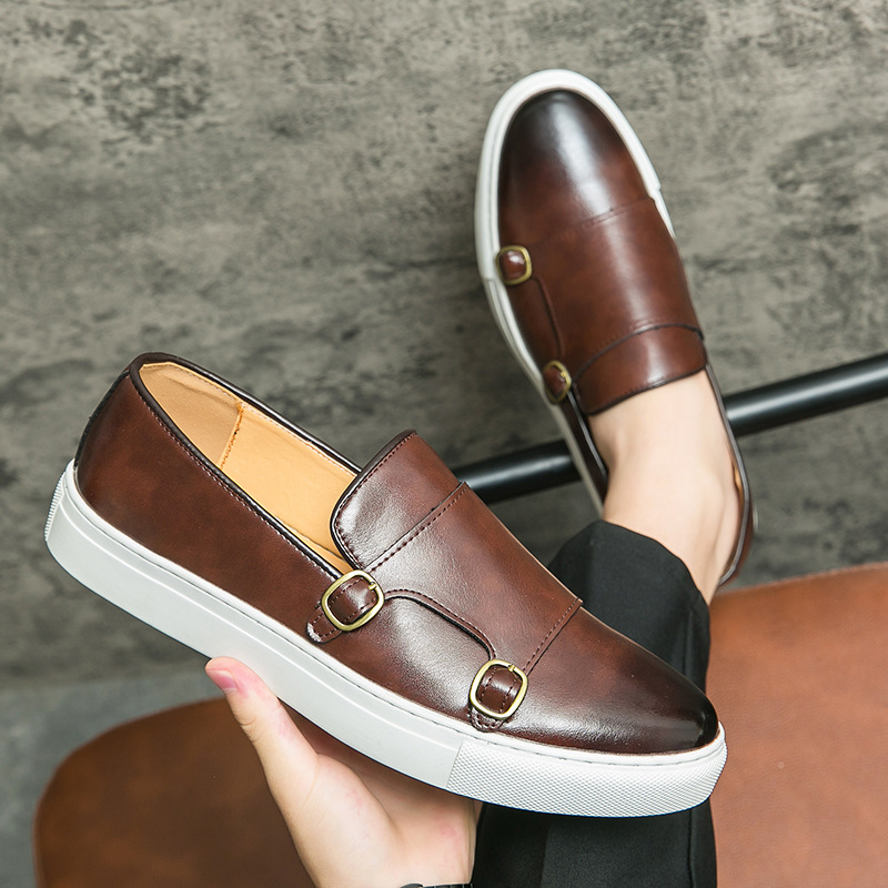 Designer ใหม่รองเท้าสําหรับชาย - Monk Strap Shoe บทวิจารณ์และราคา