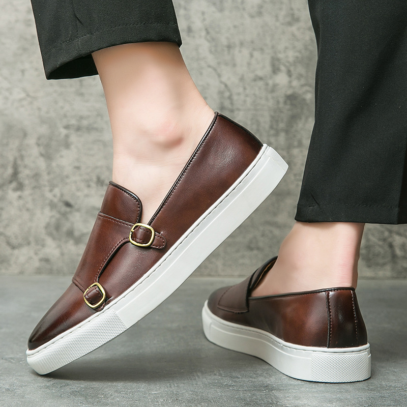 Designer ใหม่รองเท้าสําหรับชาย - Monk Strap Shoe บทวิจารณ์และราคา